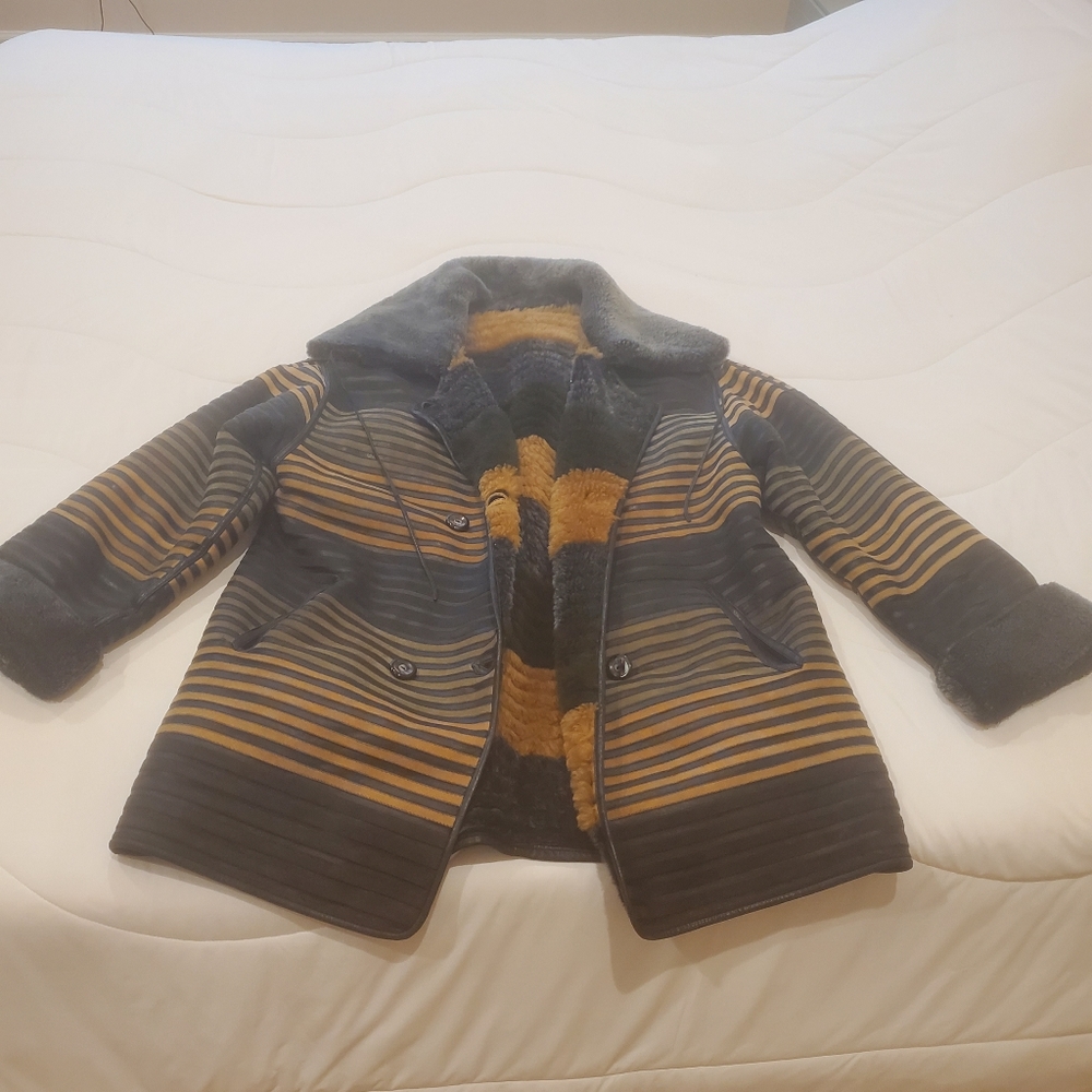 Original Suede Fall/Winter Jacket. Multi Colored.… - image 1